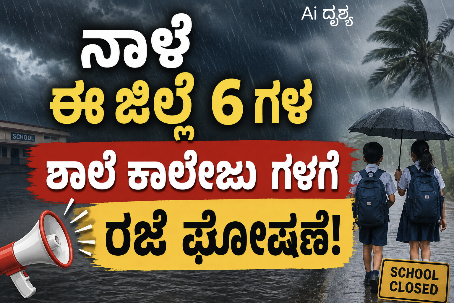 Rain holiday: