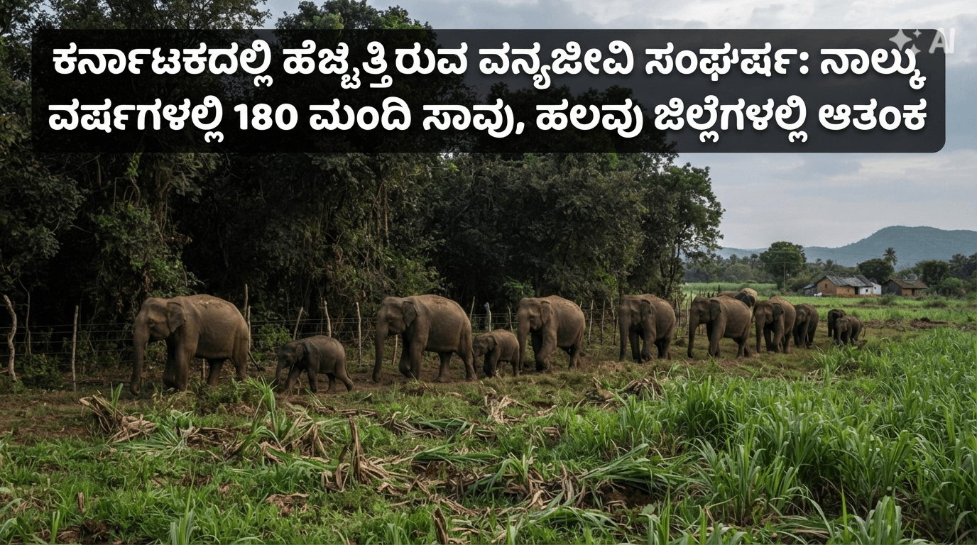 ಹೆಚ್ಚುತ್ತಿರುವ ವನ್ಯಜೀವಿ ಸಂಘರ್ಷ