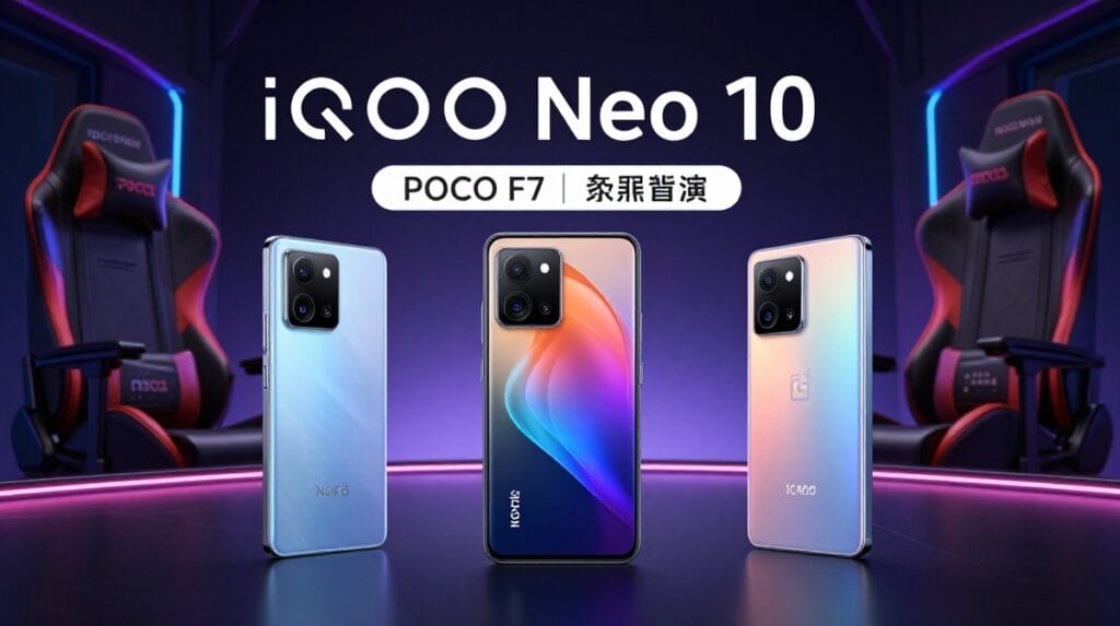 Best Gaming Phones August 2026 featuring iQOO Neo 10, OnePlus Nord 5 and POCO F7