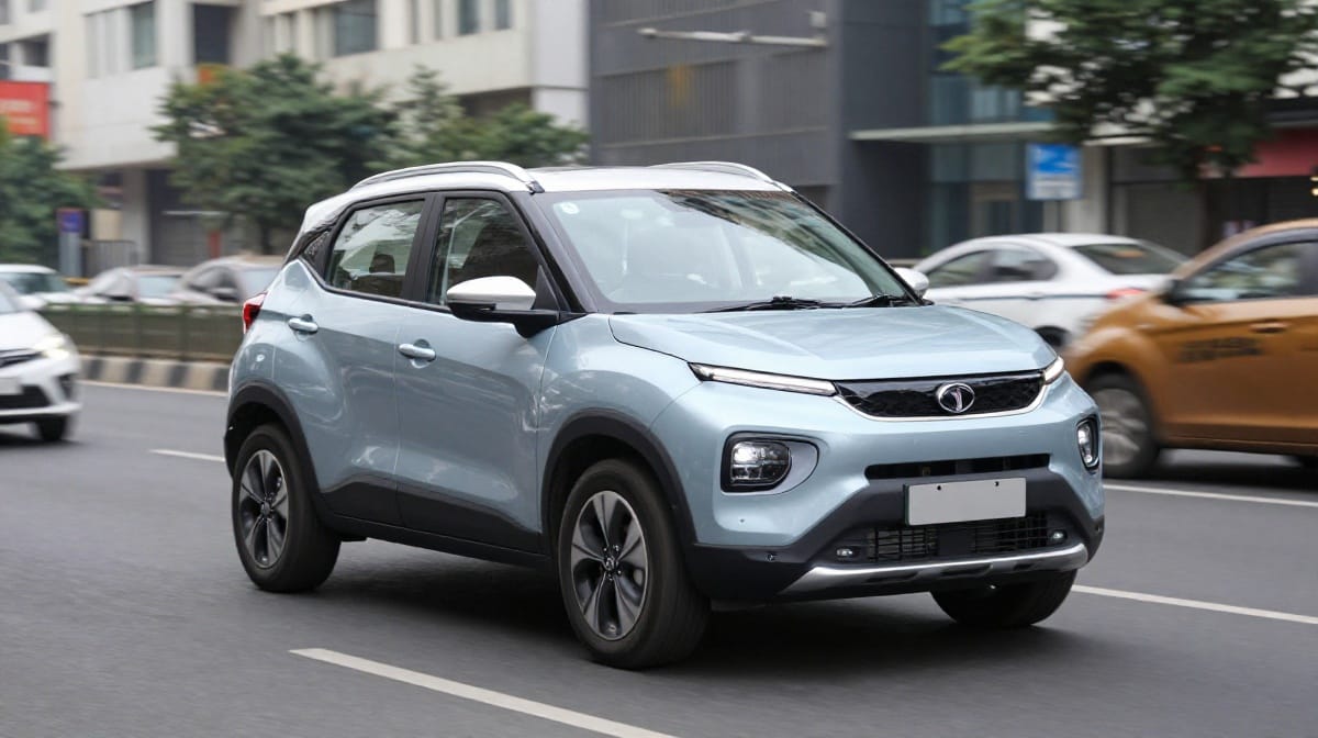 Tata Punch EV electric car for city driving in India