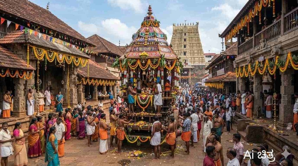 ವಿಟ್ಲಪಿಂಡಿ ಉತ್ಸವಕ್ಕಾಗಿ ಸಿದ್ಧಗೊಂಡ ಉಡುಪಿಯ ರಥಬೀದಿ